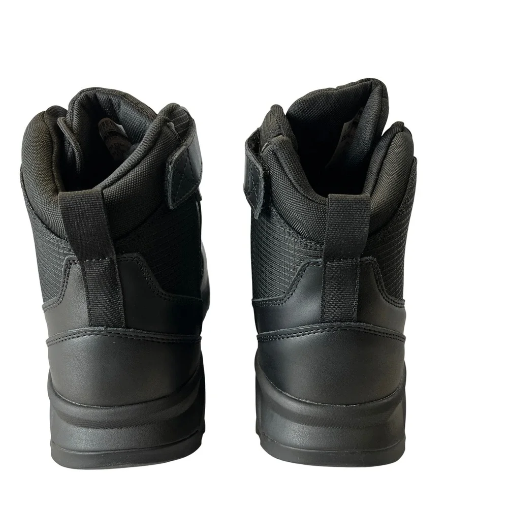 BD BDX6 Tactical‎ Boots Black Leather Waterproof Side Zip Work NIB Men 15