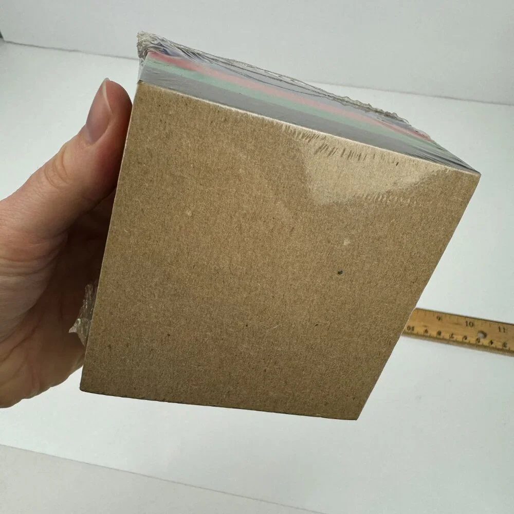Vtg 1999 Sealed‎ Ampad Gel Mates 500 Sheets Cube Note Pad 5 Diff Colors Y2K READ