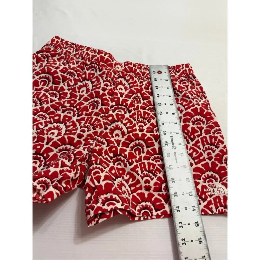 The North Face Men’s Red White Class V Nylon Shorts Size Medium