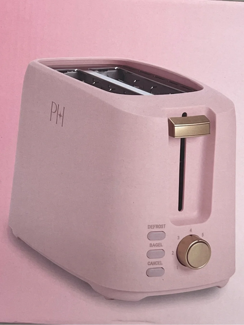 Paris Hilton Pink 2 Slice Toaster