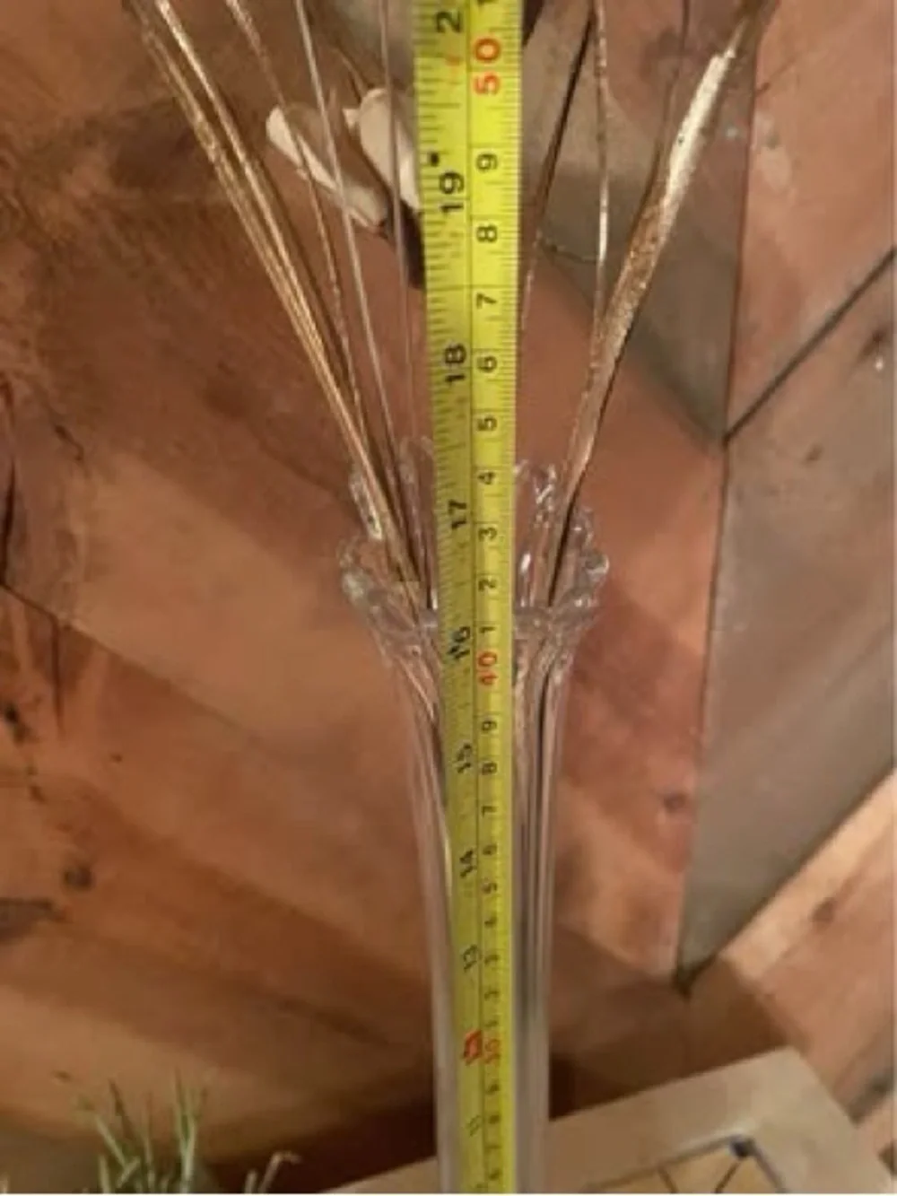 Vintage tall fluted