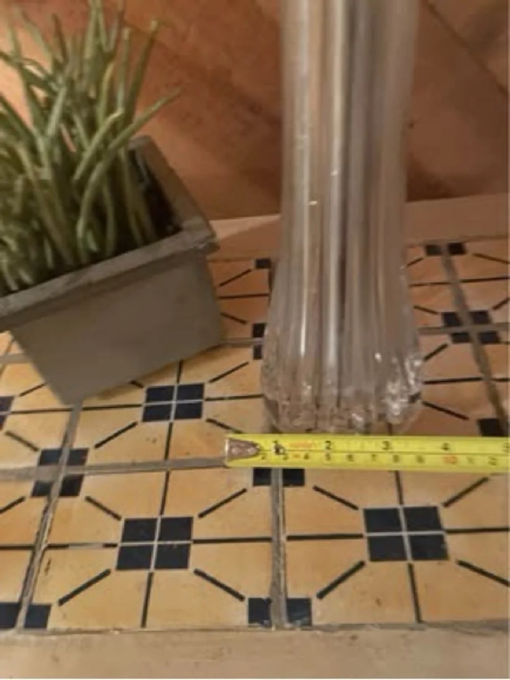 Vintage tall fluted
