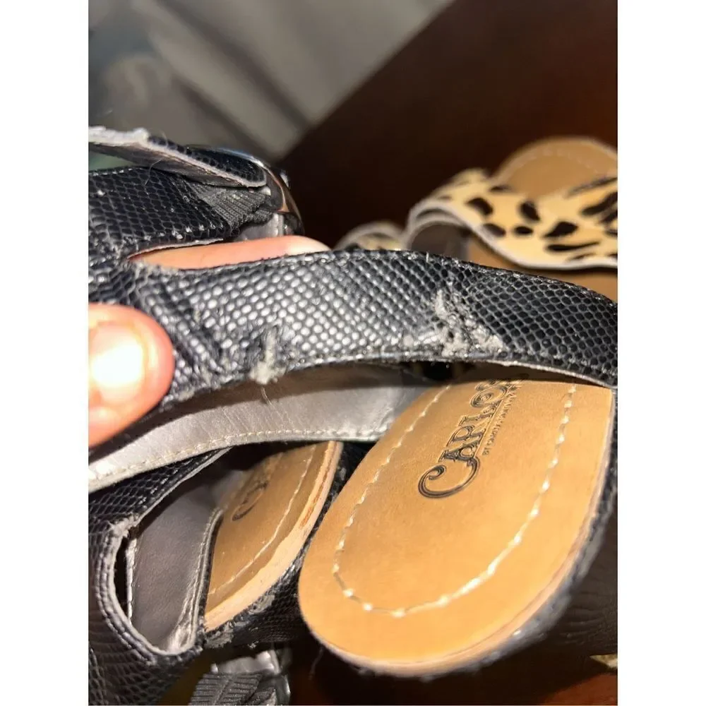 Carlos Santa Melinda wedge’s size 7.5