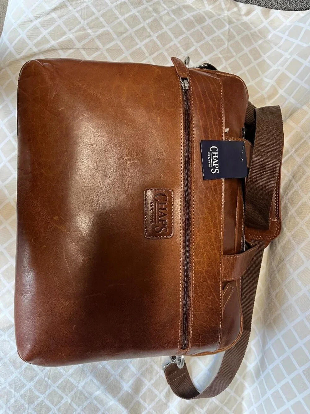 Chaps leather travel