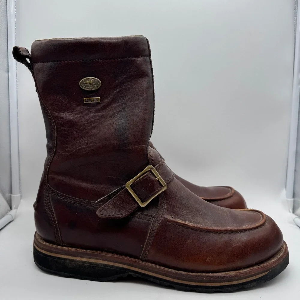 Irish Setter Red Wing 855 Gore-Tex Leather Side‎ Zip Boots Mens 11 Brown Moc Toe