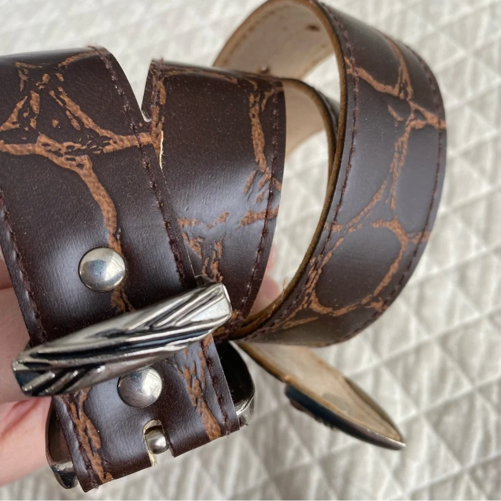 N/A brown leather