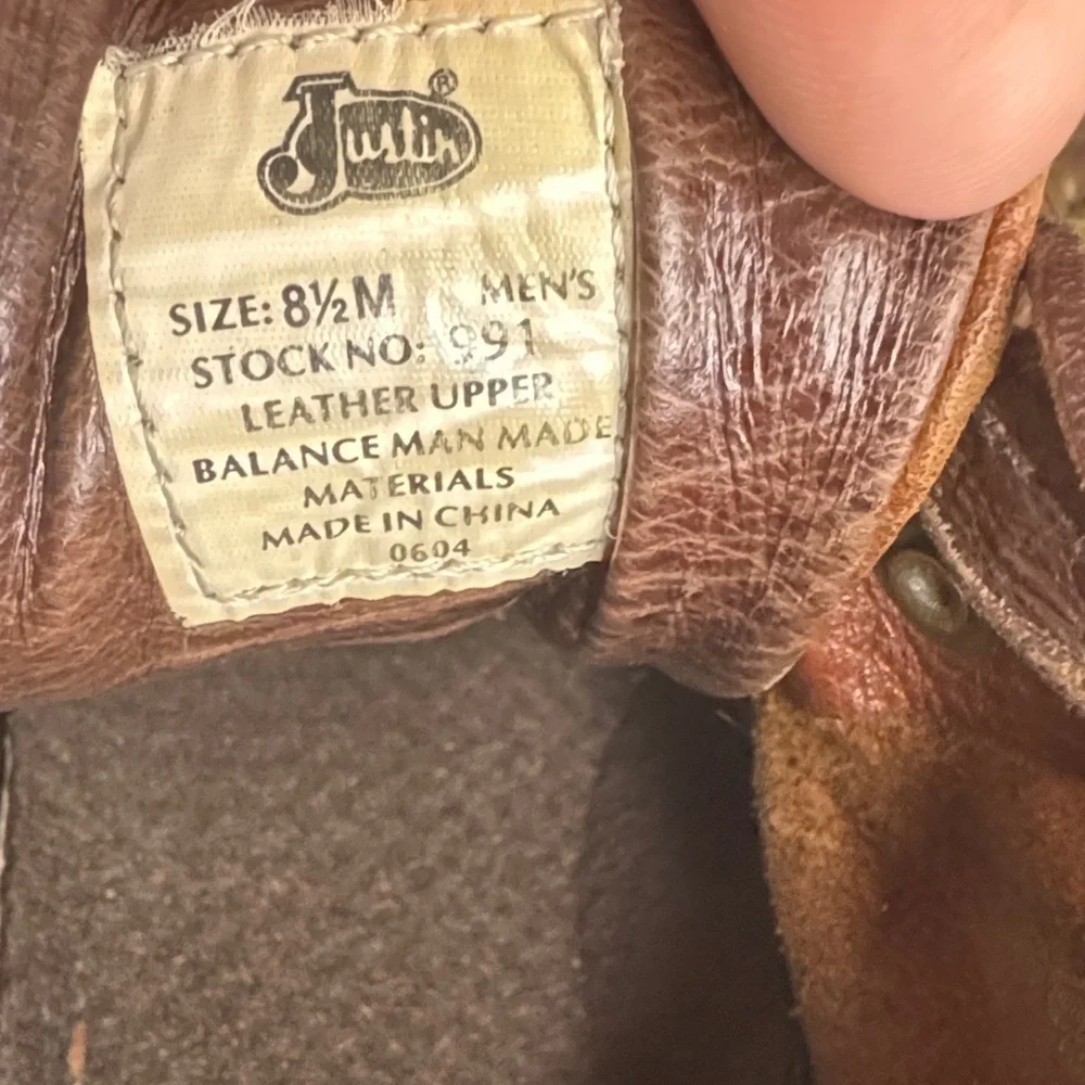 Justin Boots Men's Brown Leather Boots