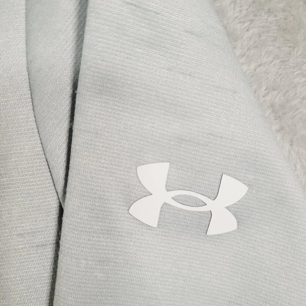 Wisconsin Badgers Sweatshirt Mens XL Gray NCAA Basketball Under Armour 1/4 Zip