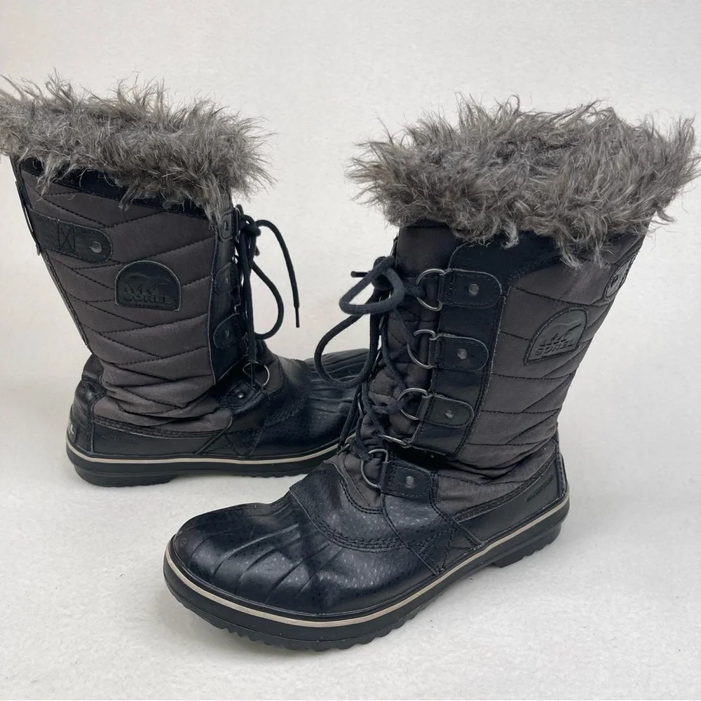 Sorel Tofino II Waterproof Boots Black Stone Size 10.5