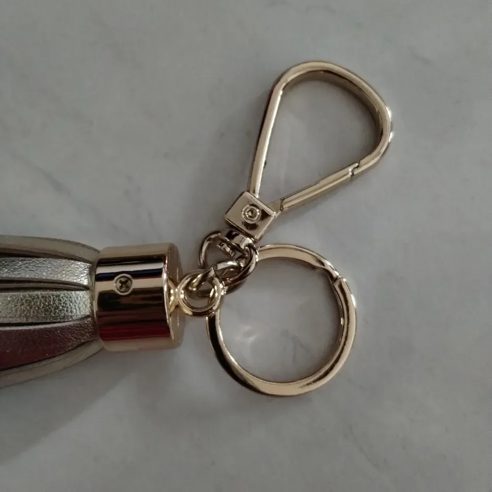 Gold Tassel Keychain