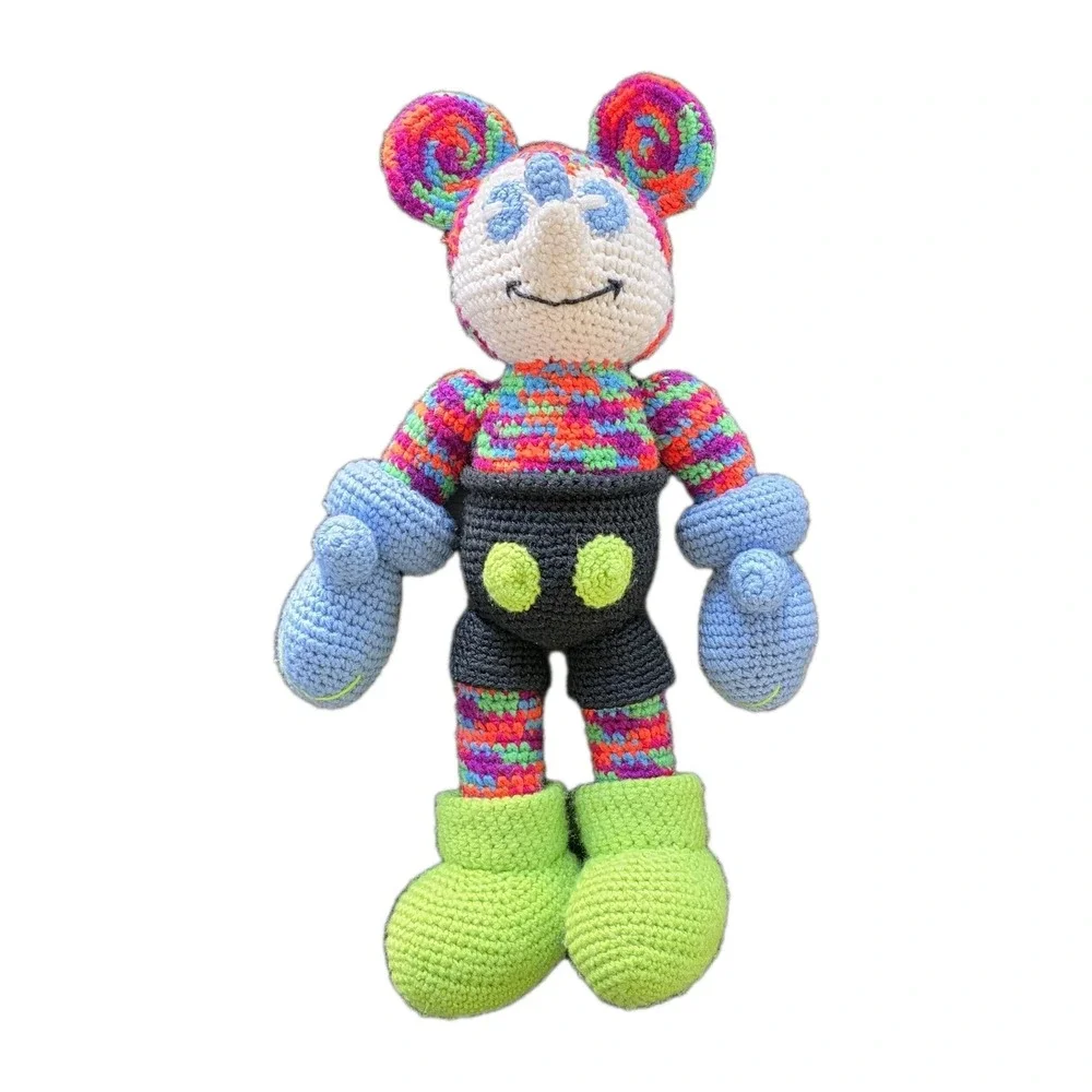 Hand Crocheted Mickey Mouse Multicolor 18