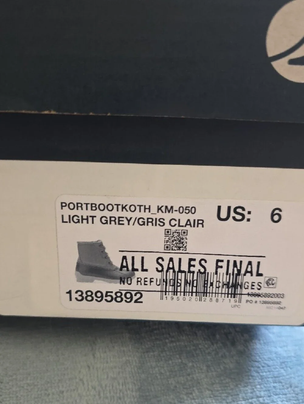 Sperry lace up