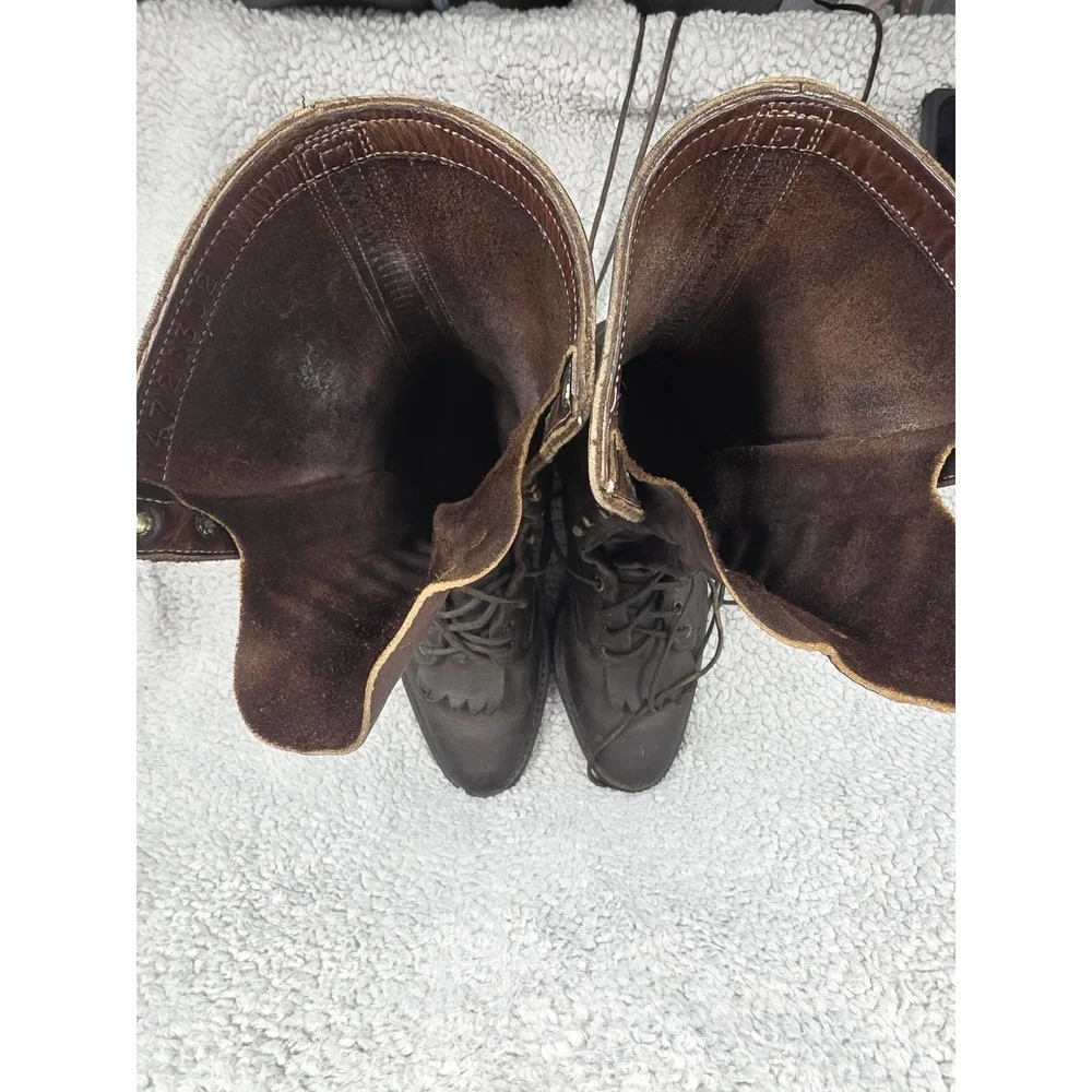 White's Hunter Vibram‎ Handmade Spokane Leather Boots Mens Size 10.5?? SEE DESC