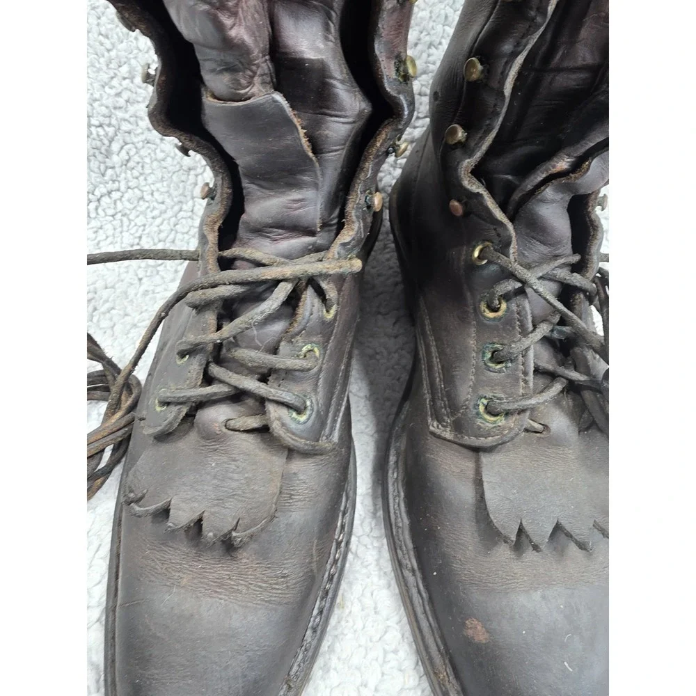 White's Hunter Vibram‎ Handmade Spokane Leather Boots Mens Size 10.5?? SEE DESC