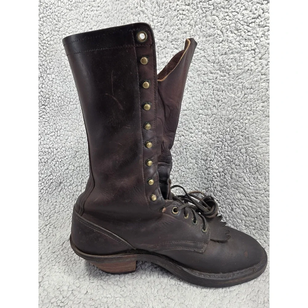 White's Hunter Vibram‎ Handmade Spokane Leather Boots Mens Size 10.5?? SEE DESC