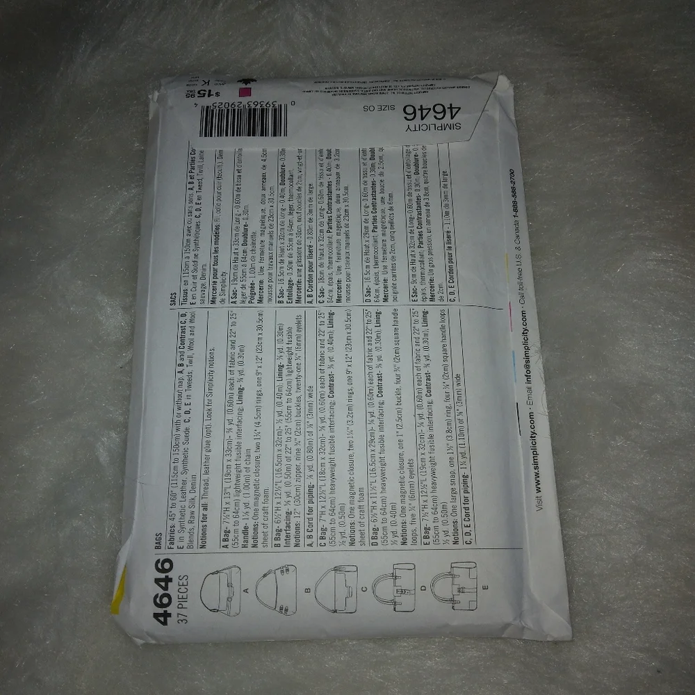 Simplicity 4646 misses