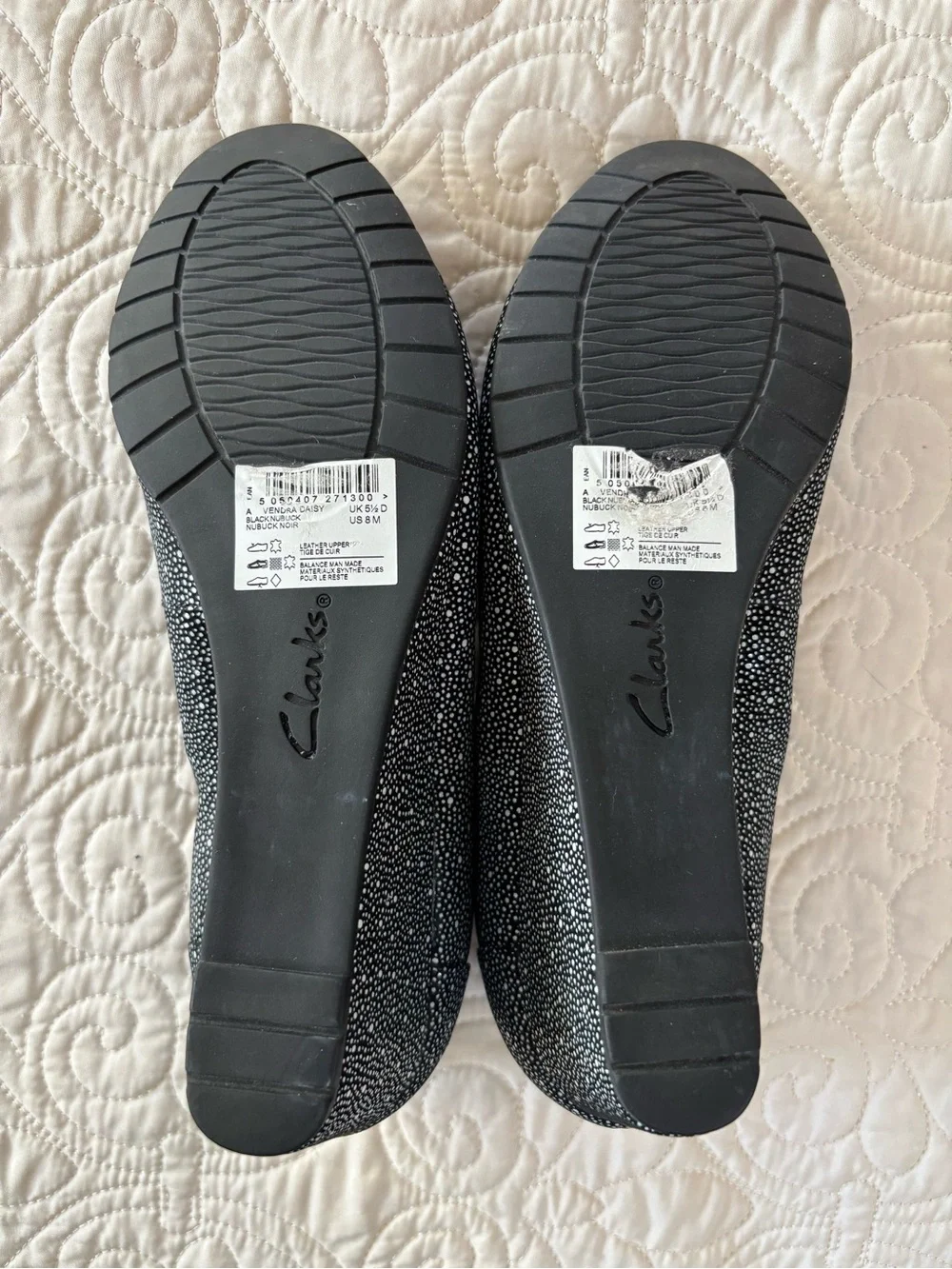 Clarks wedge heels