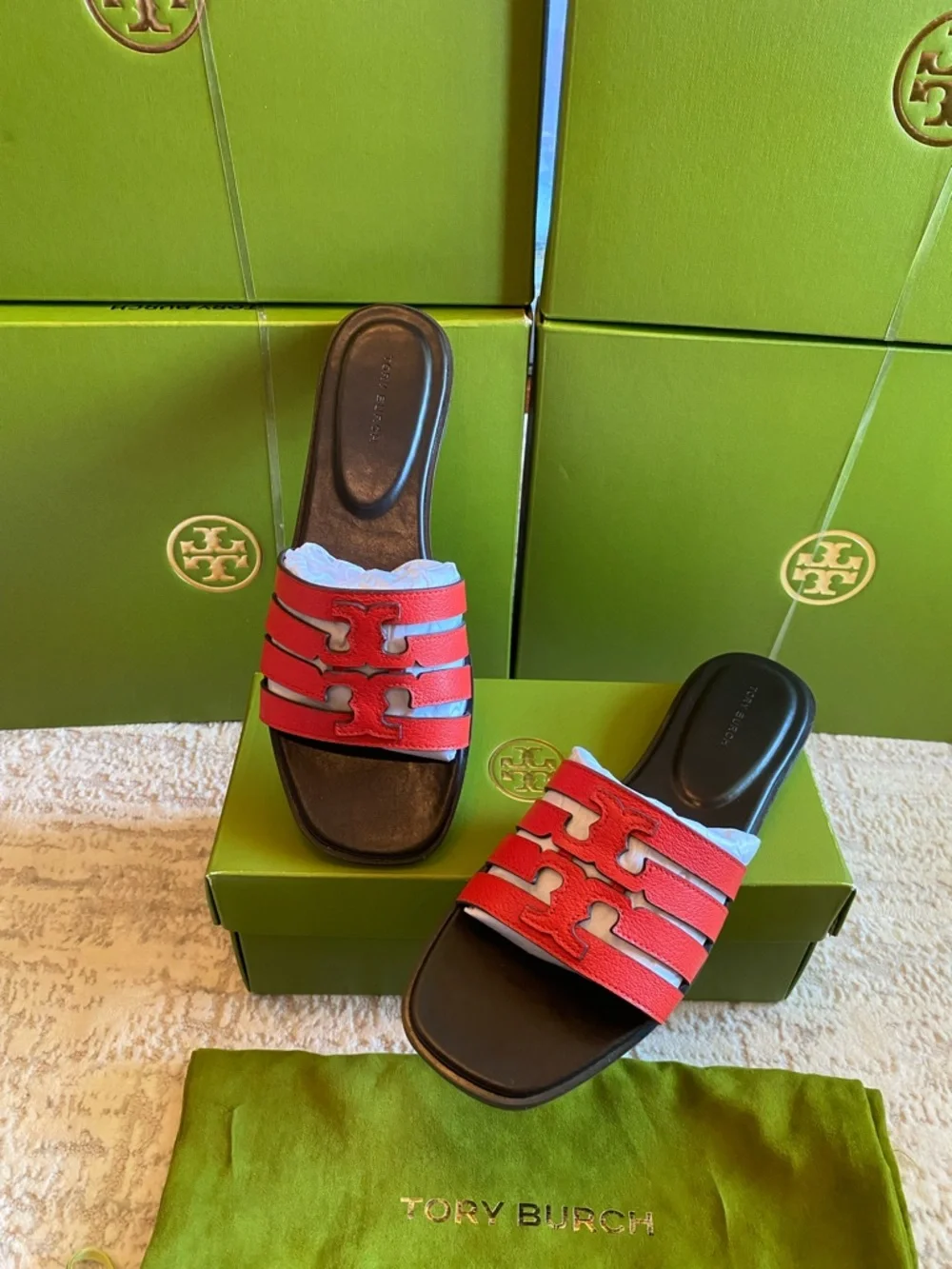 Tory Burch Ines Cage Slide Sandals