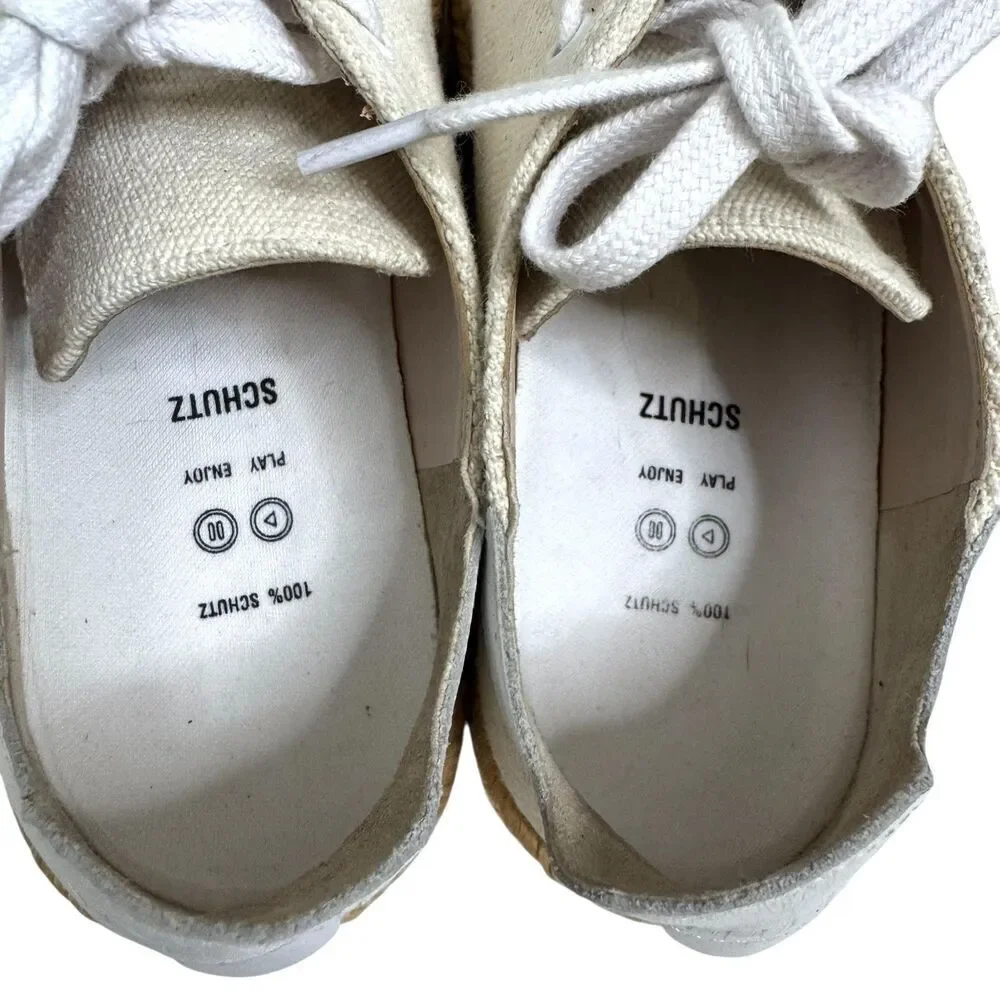 SCHUTZ espadrille wrapped round