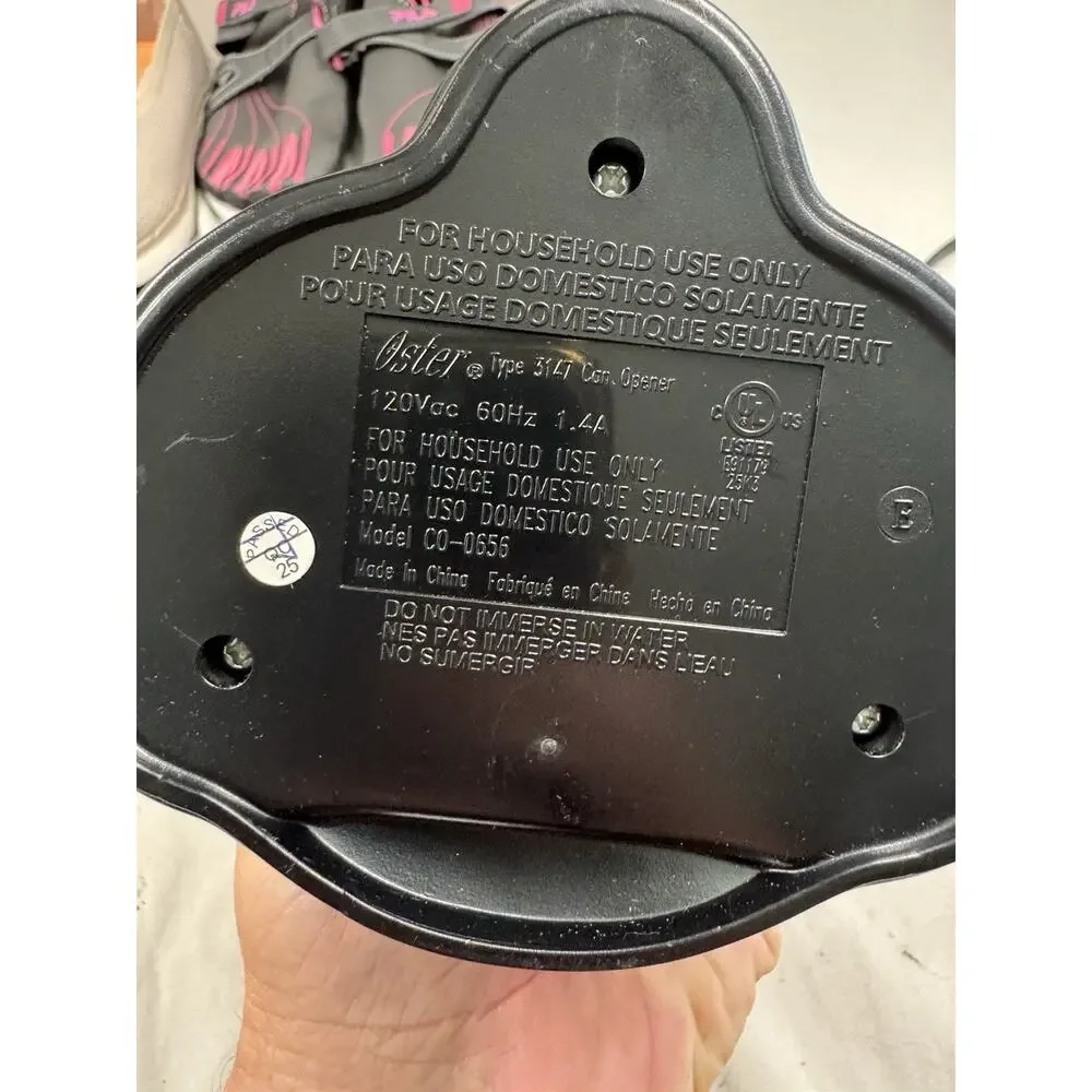 Oster electric can