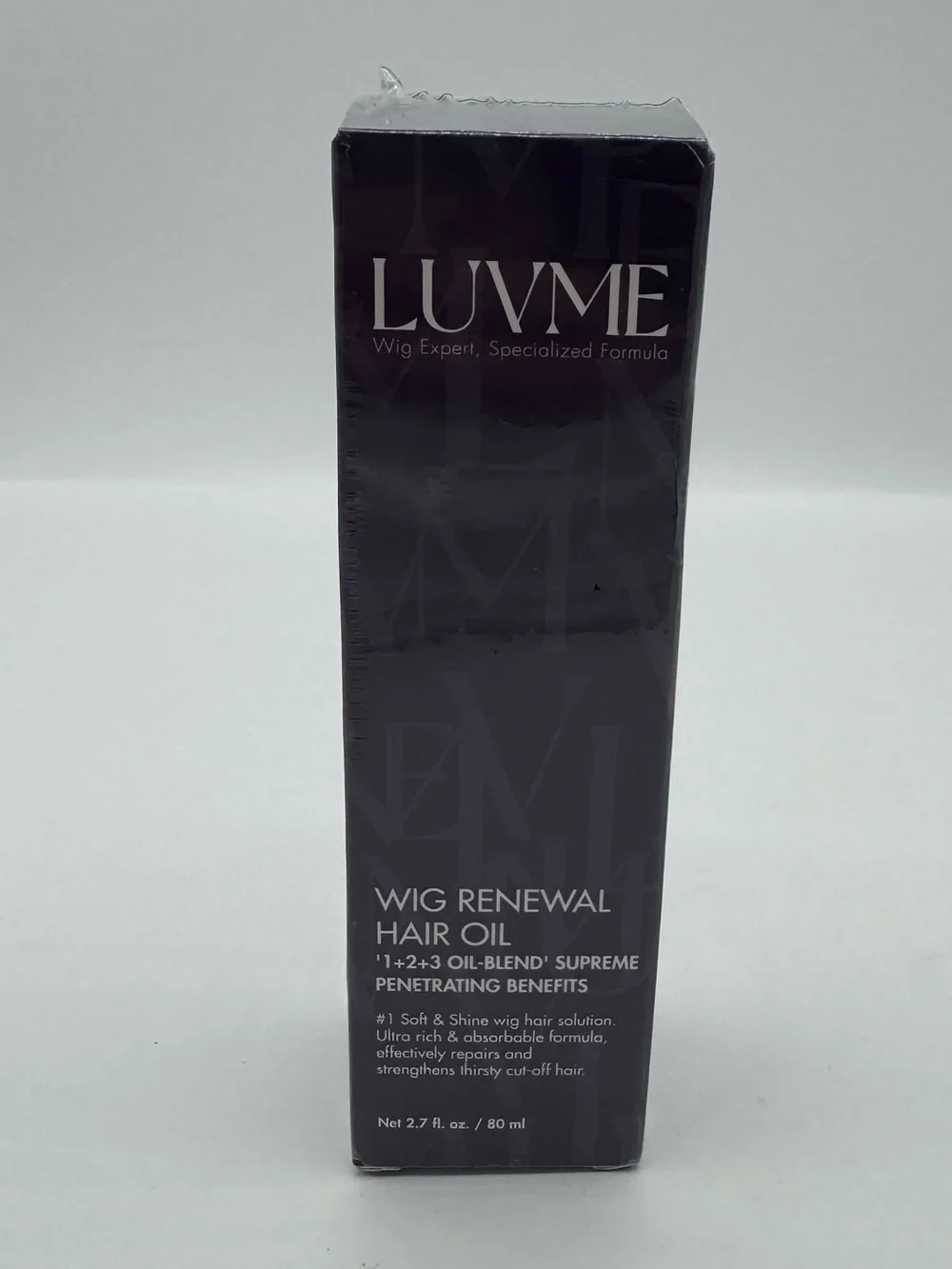 Luvme Wig Renewal Hair Oil Repairs Dry Damaged Hair Boosts Shine Controls Frizz