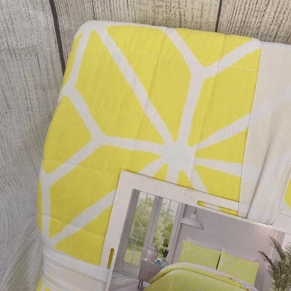 Trina Turk Trellis Quilt Set King Yellow Geometric Modern Bedding Colorful Bold