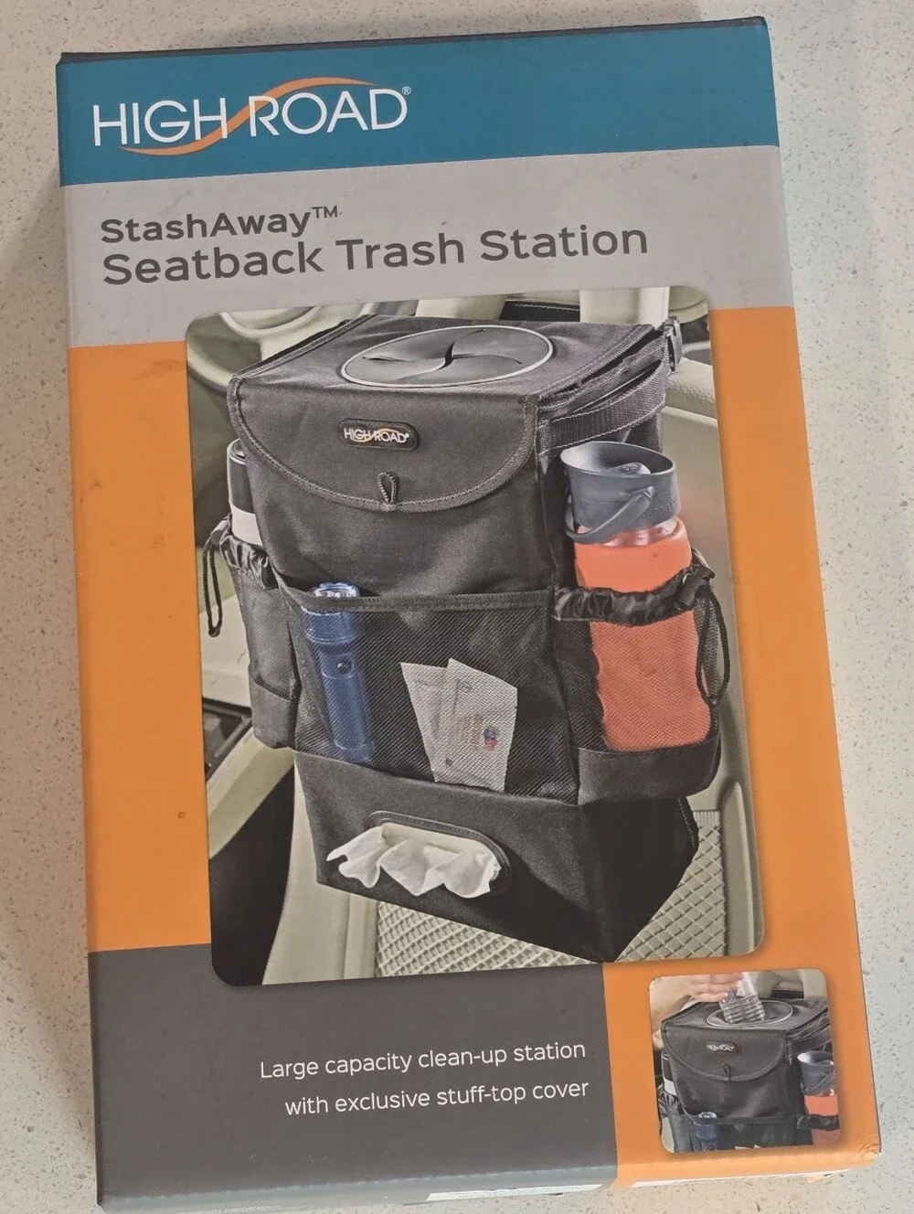 High Road StashAway Seatback Trash Station Car Organizer