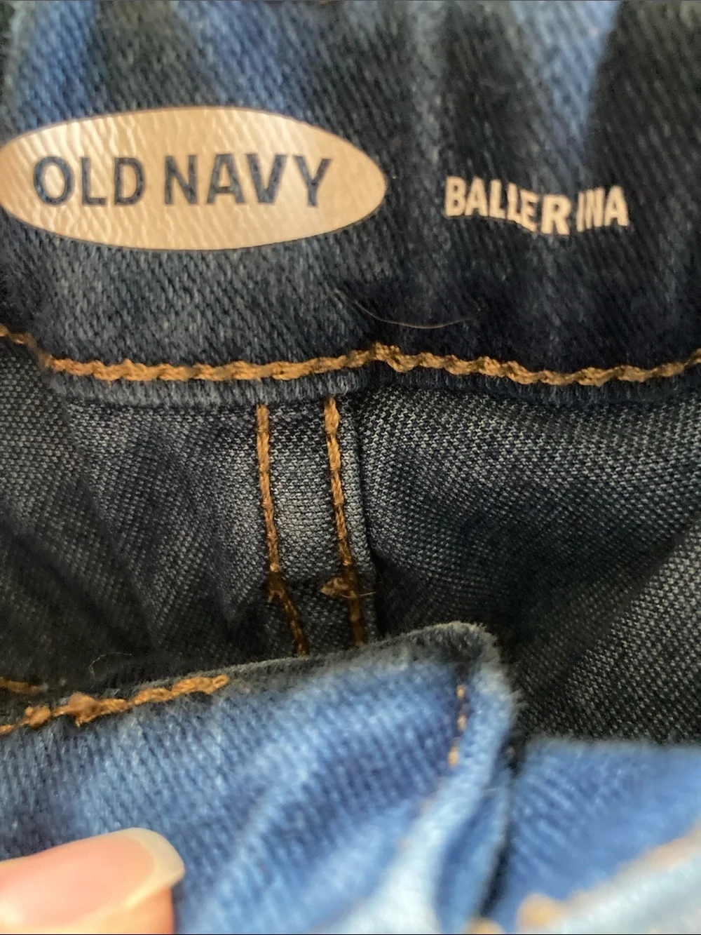 Girls Old Navy Ballerina blue jean shorts size 10