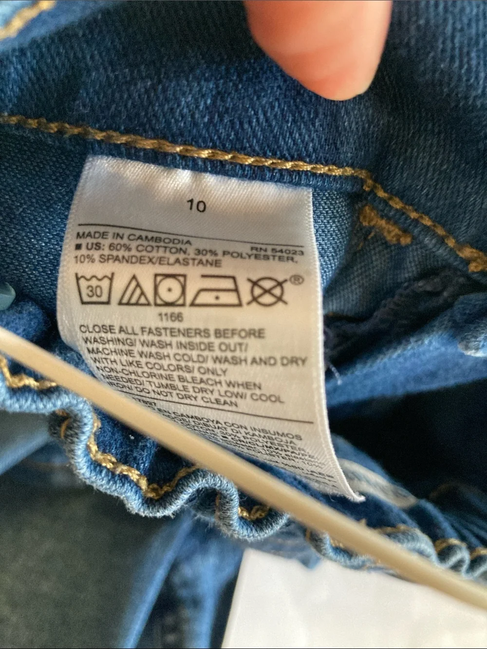 Girls Old Navy Ballerina blue jean shorts size 10