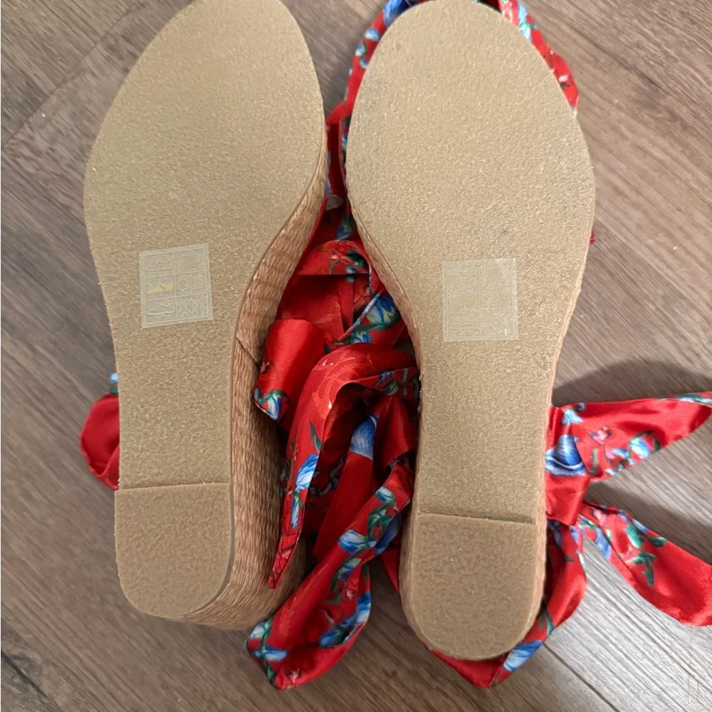 Jack Rogers scarf wedges