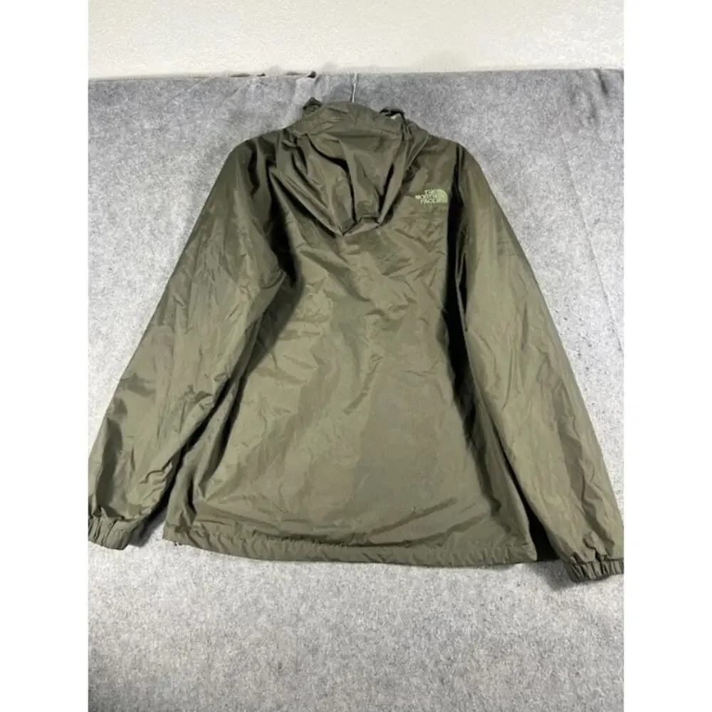 The North Face Resolve 2 Rain Jacket Mens M Waterproof Green DryVent NF0A2VD5