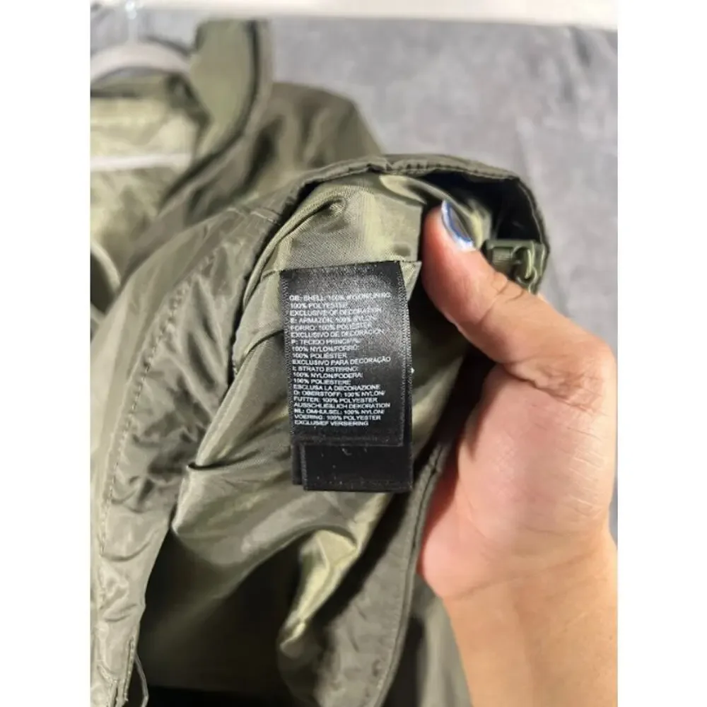 The North Face Resolve 2 Rain Jacket Mens M Waterproof Green DryVent NF0A2VD5