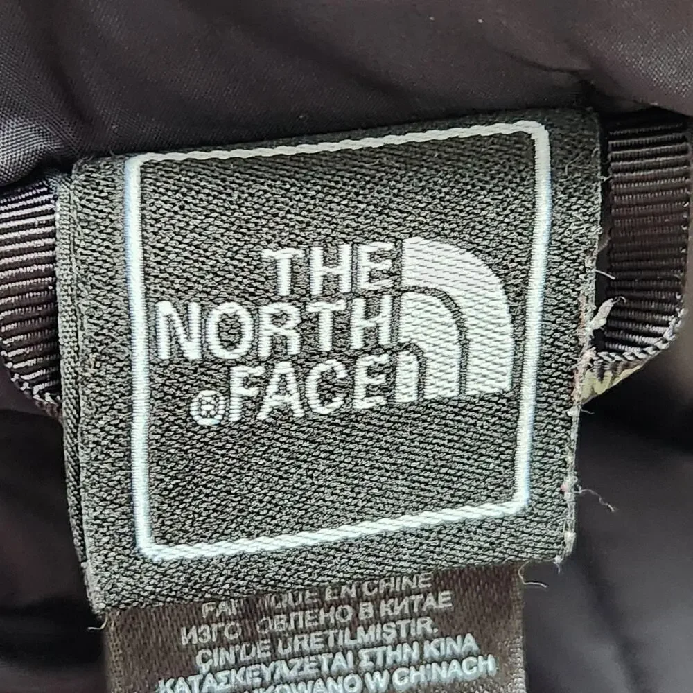 North Face Jacket Mens Small Black Hooded Insulated Softshell Full Zip Winter