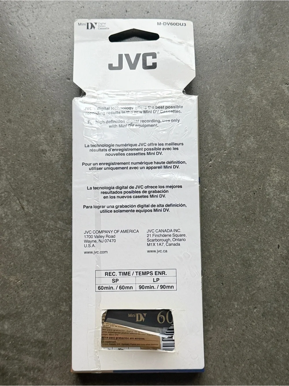 JVC dvc digital