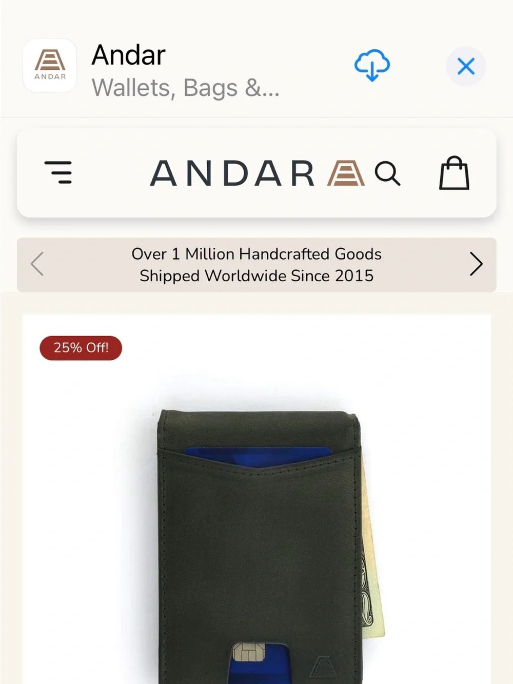 Andar brown leather