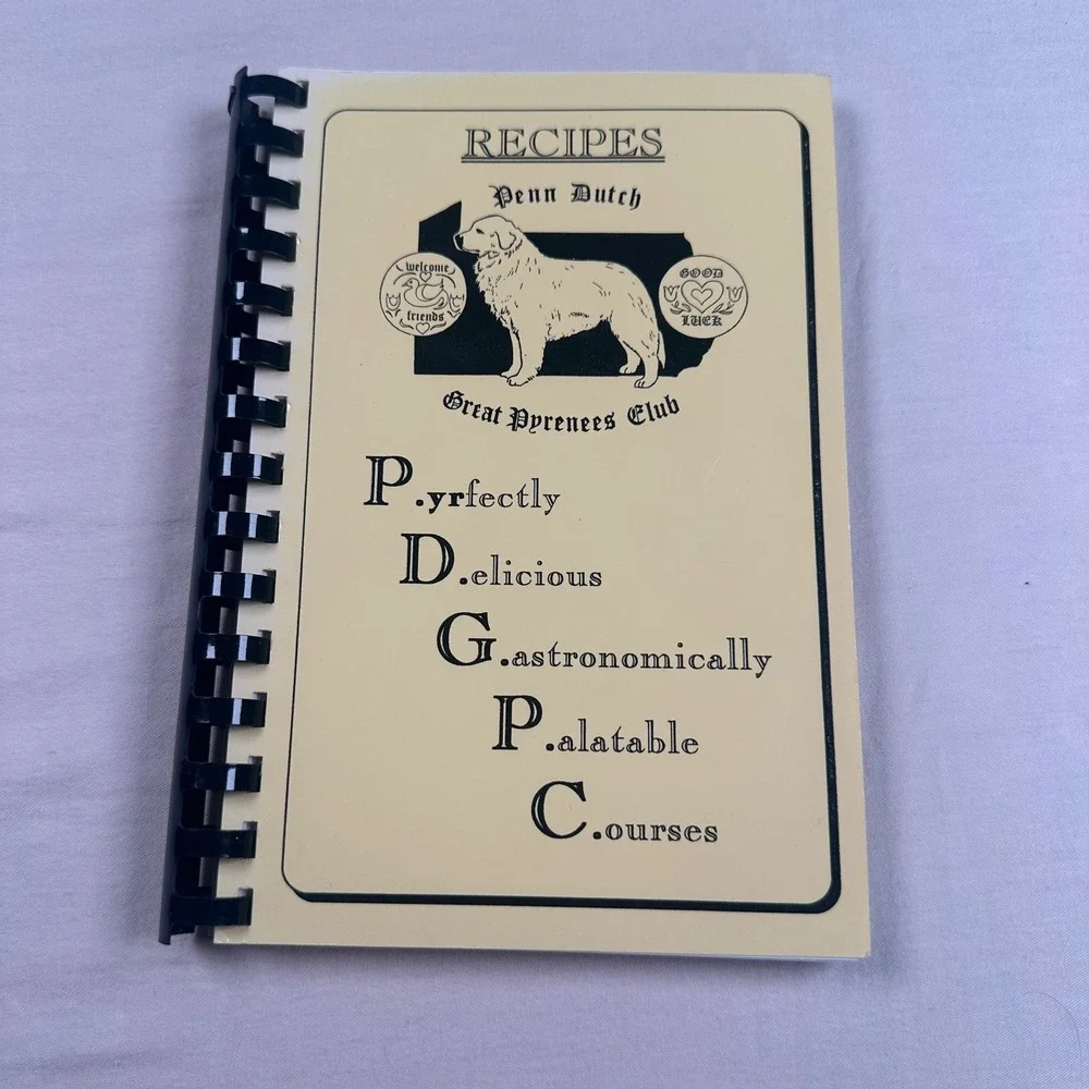 Vintage Tailgate & Club Meeting Specialties Spiral Cookbook Community Recipes