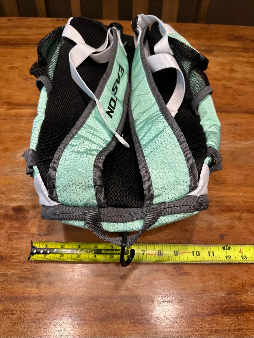 Easton Girl’s Softball Backpack in Mint Green, Black, and Gray