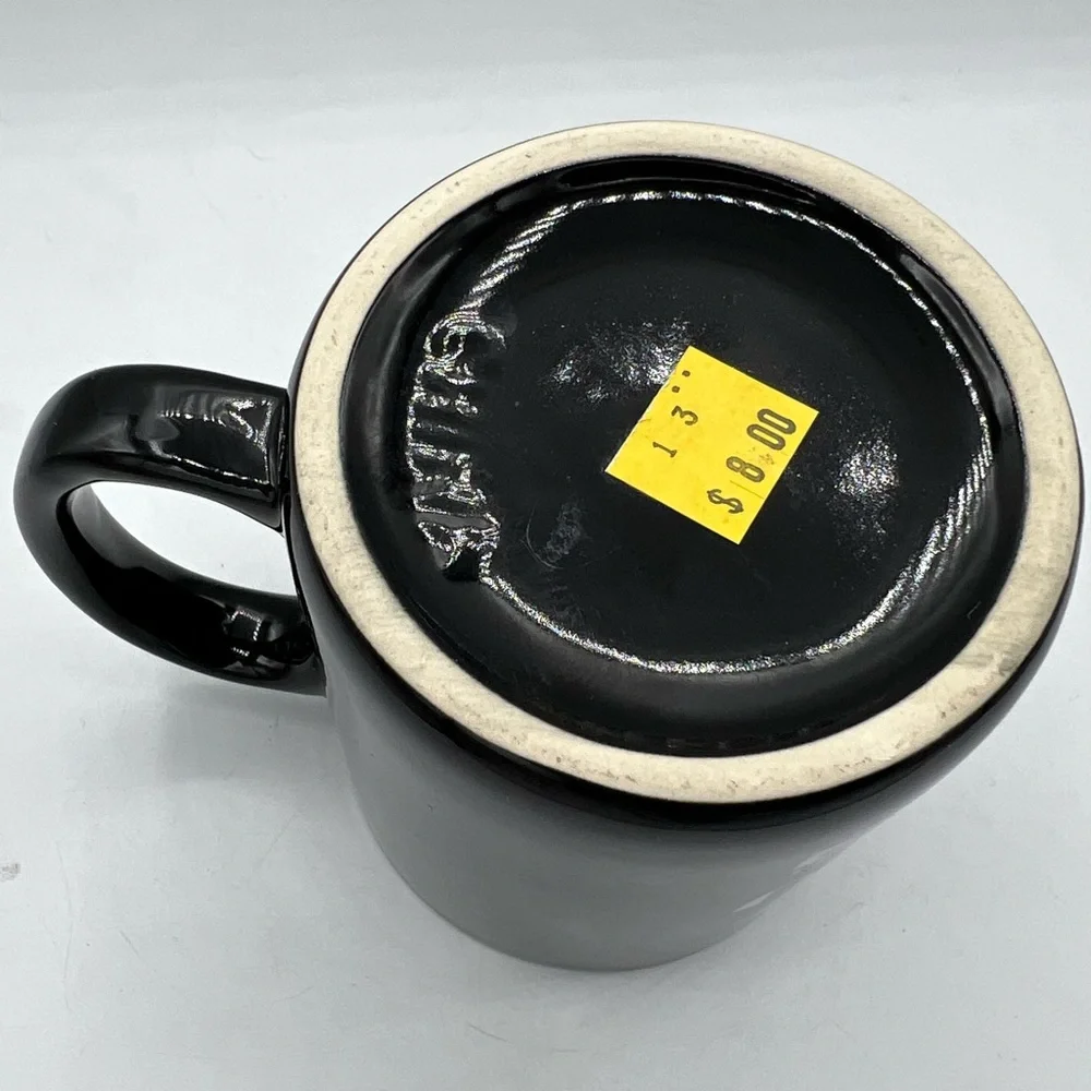 Vintage 1992 The Tonight Show With Jay Leno Black/White Coffee Mug