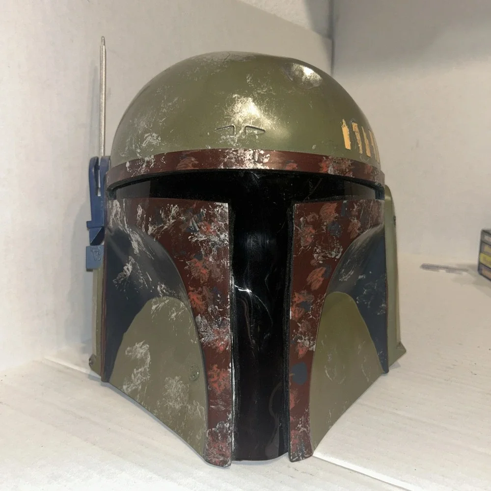 Custom Fiberglass Star Wars‎ Boba Fett Helmet Adult Large Cosplay Halloween