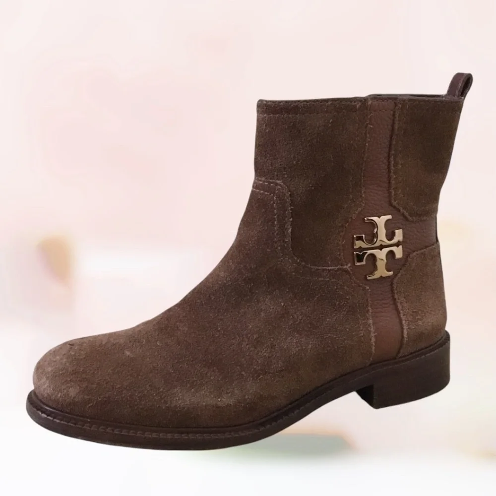 Tory Burch Alaina Suede Ankle Boots