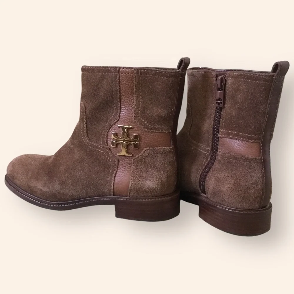 Tory Burch Alaina Suede Ankle Boots