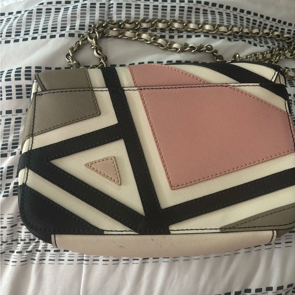 tory burch color block kira chevron crossbody
