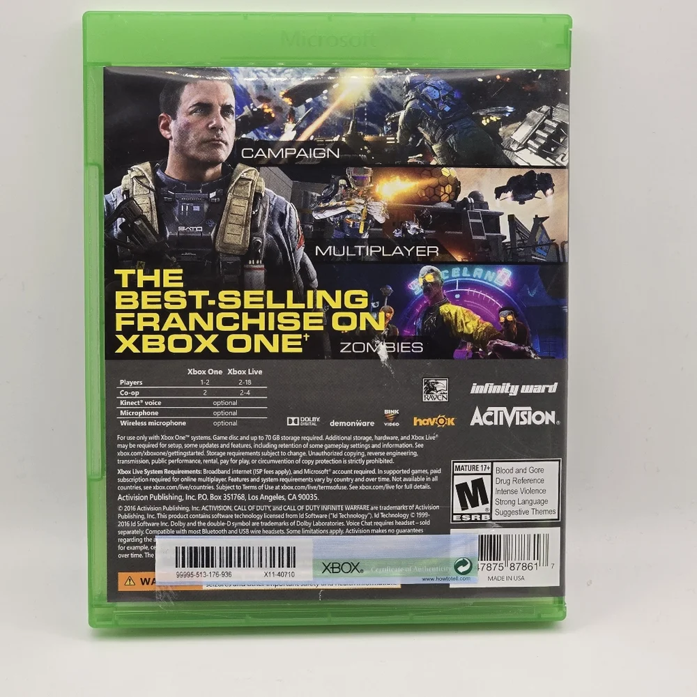 Xbox one call