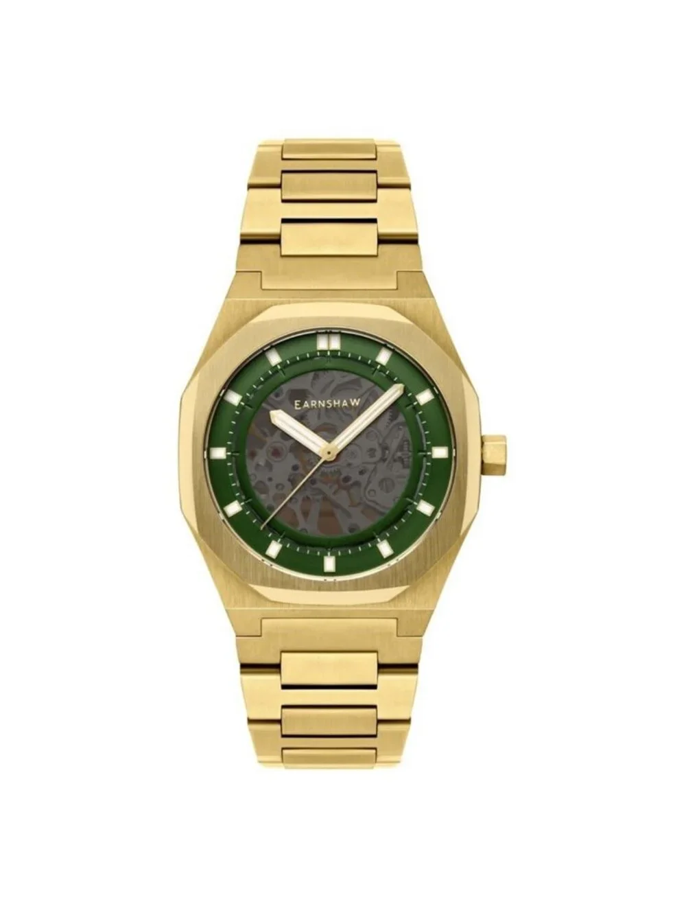 NWT Thomas Earnshaw Drake Green Dial Men's Watch