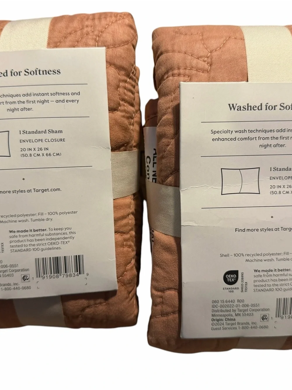 Target quilted sham