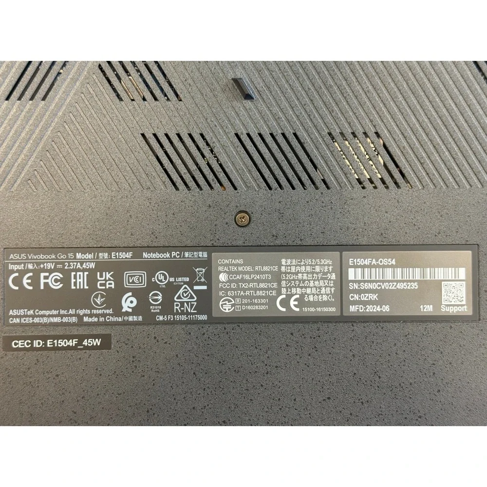 ASUS vivobook go