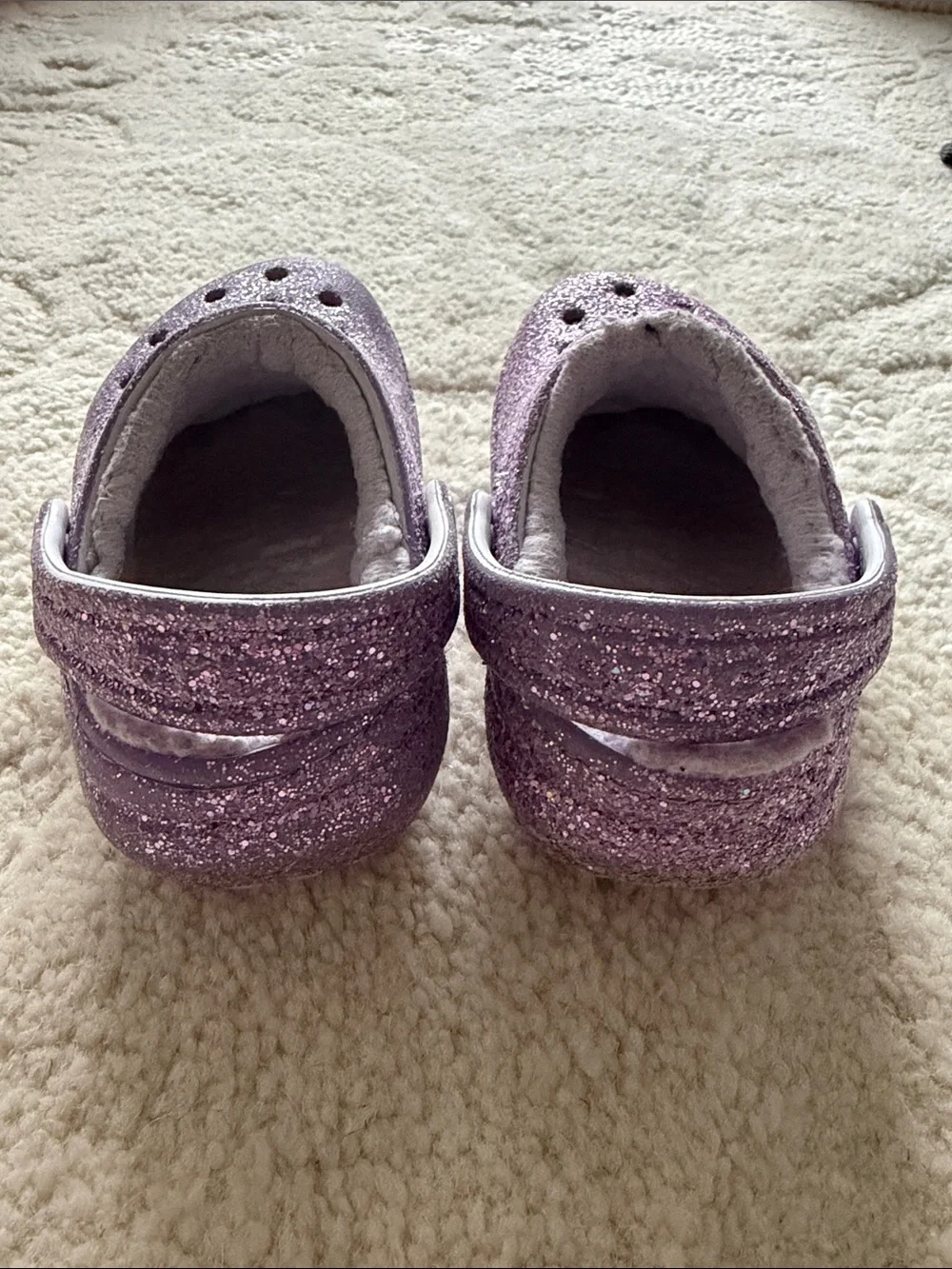 CROCS sparkling purple