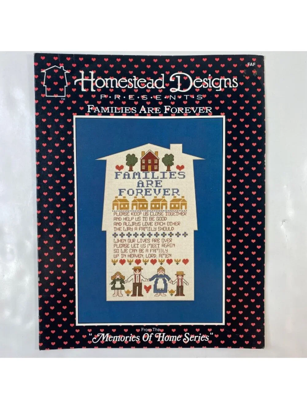 Homestead Designs Families Are Forever Counted Cross Stitch Pattern Kit