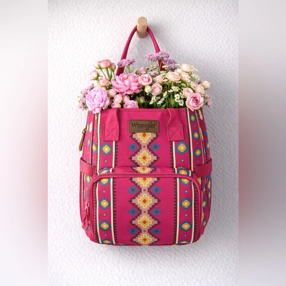 ✨ NWT Wrangler Aztec Callie Diaper Backpack | Box & Dust Bag Included ✨