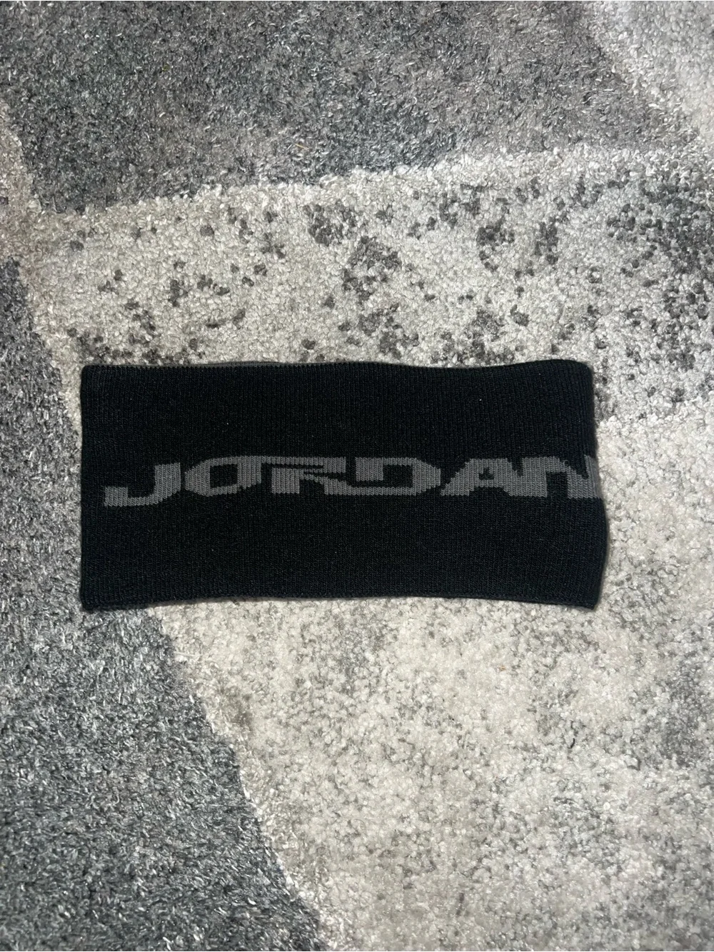 Jordan Knit Reversible Hairband featuring a grey knit 